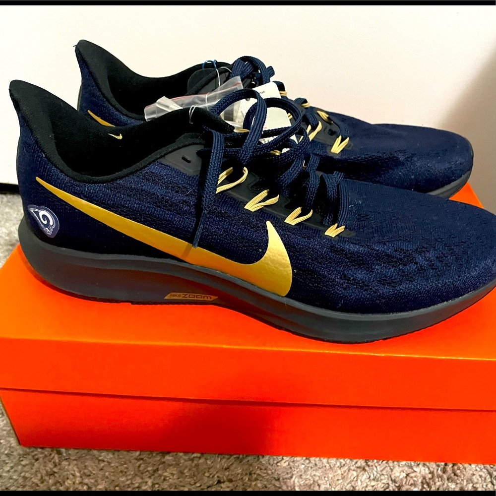SOLD.     Nike LA Rams shoes